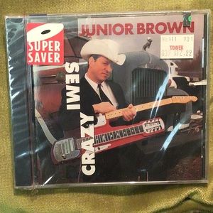🤠Junior Brown CD 1996 NWT🌟’Semi Crazy’